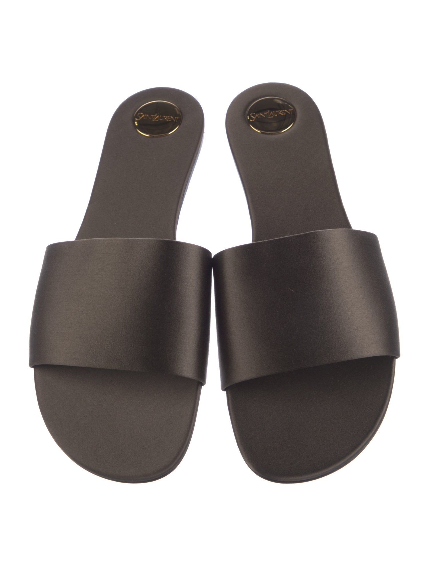 Saint Laurent Satin Slides